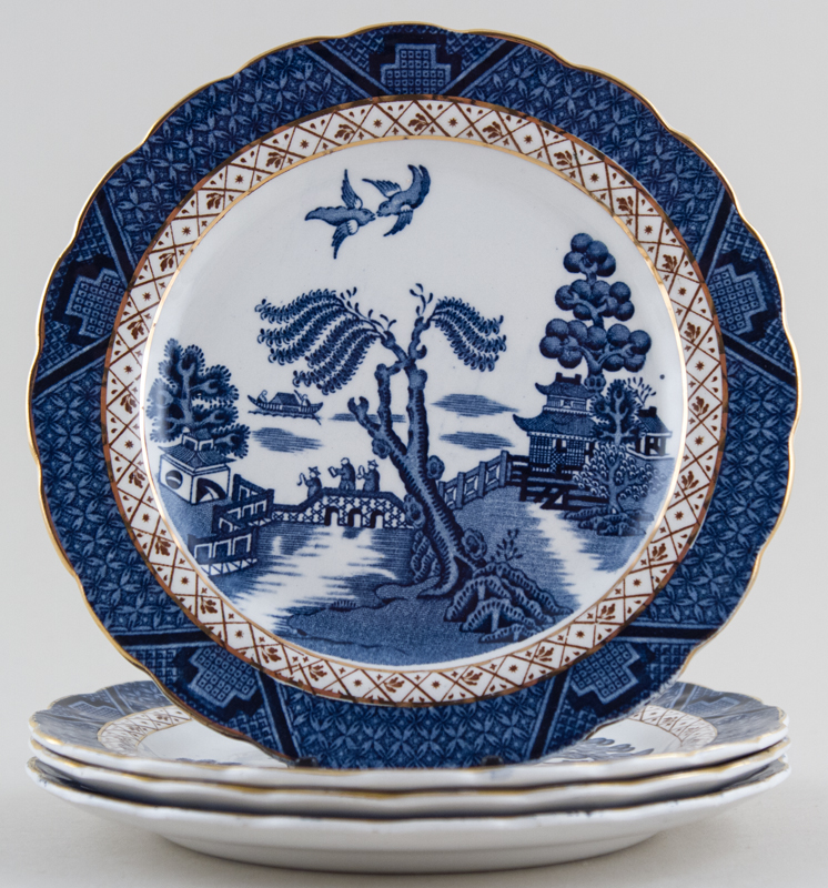 Set of 4 Plates c1950s